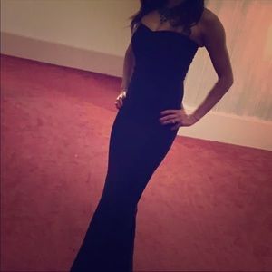 Windsor black bandage formal prom dress